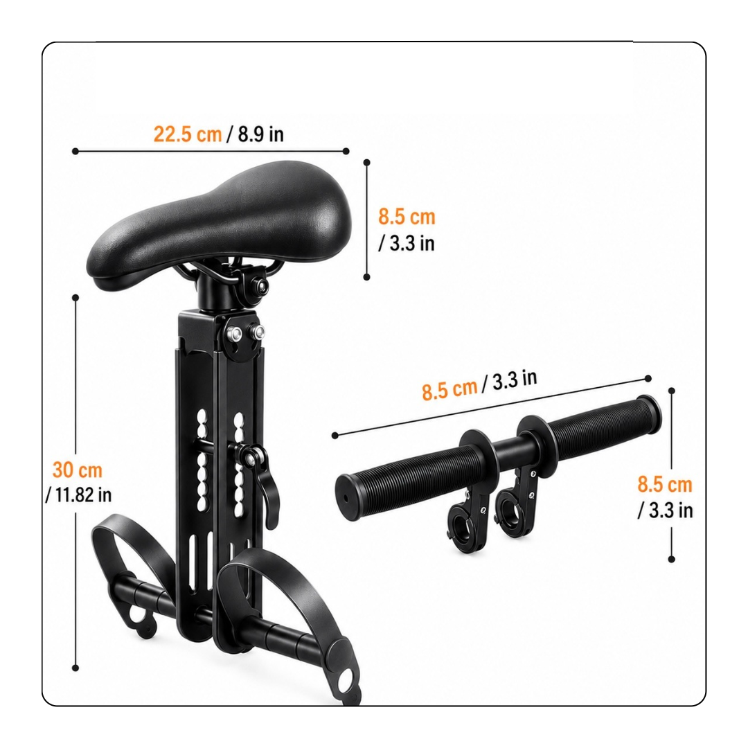 AeroBikePro CO-PILOTE™ – Le Siège Vélo Enfant Conçu Pour Vos Aventures