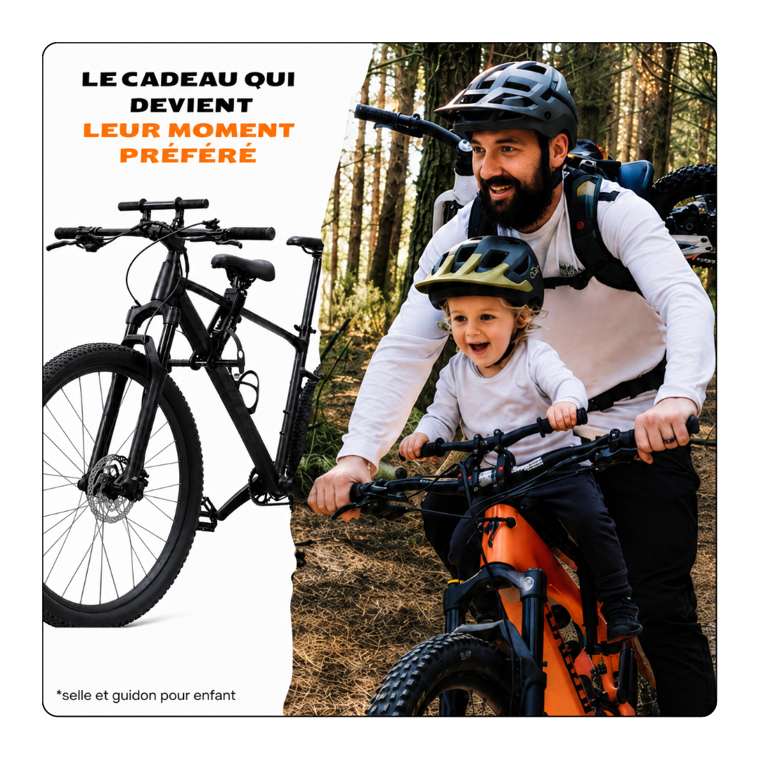 AeroBikePro CO-PILOTE™ – Le Siège Vélo Enfant Conçu Pour Vos Aventures